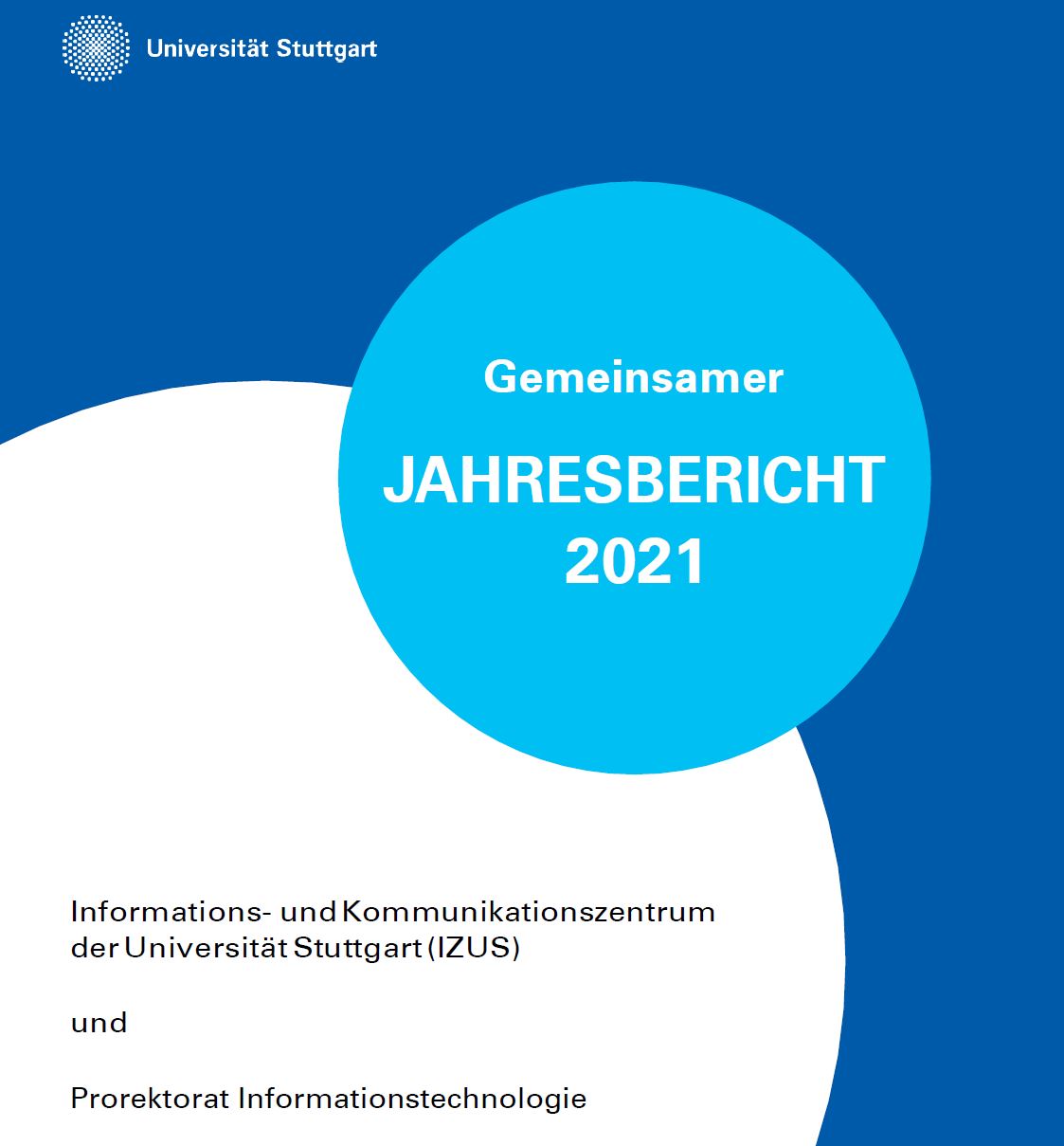 Titelblatt des Jahresberichts 2021